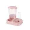 New type of automatic pet feeding and drinking water dispenser, dog and cat food storage bucket, water feeder, anti-slip and anti-knock pet double bowl, pet supplies details Picture